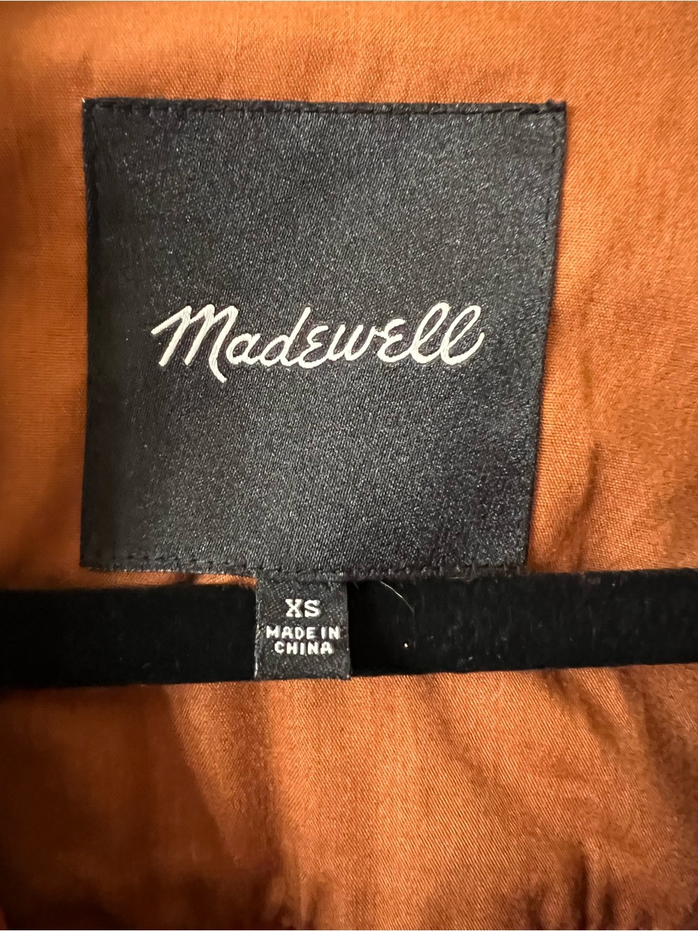 Madewell Rust-Red Corduroy Truck Jacket - Picture 3 of 5